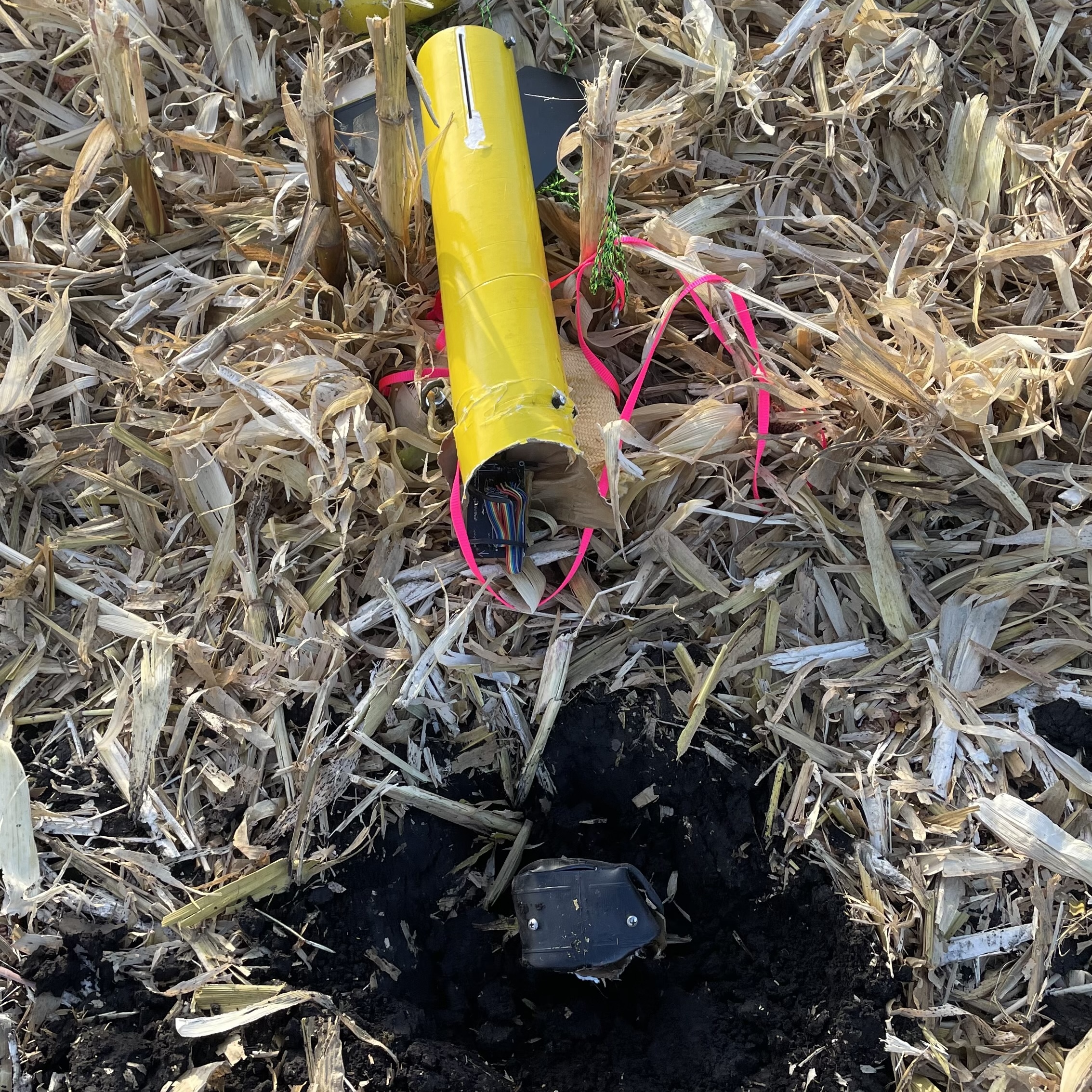 My rocket in the ground