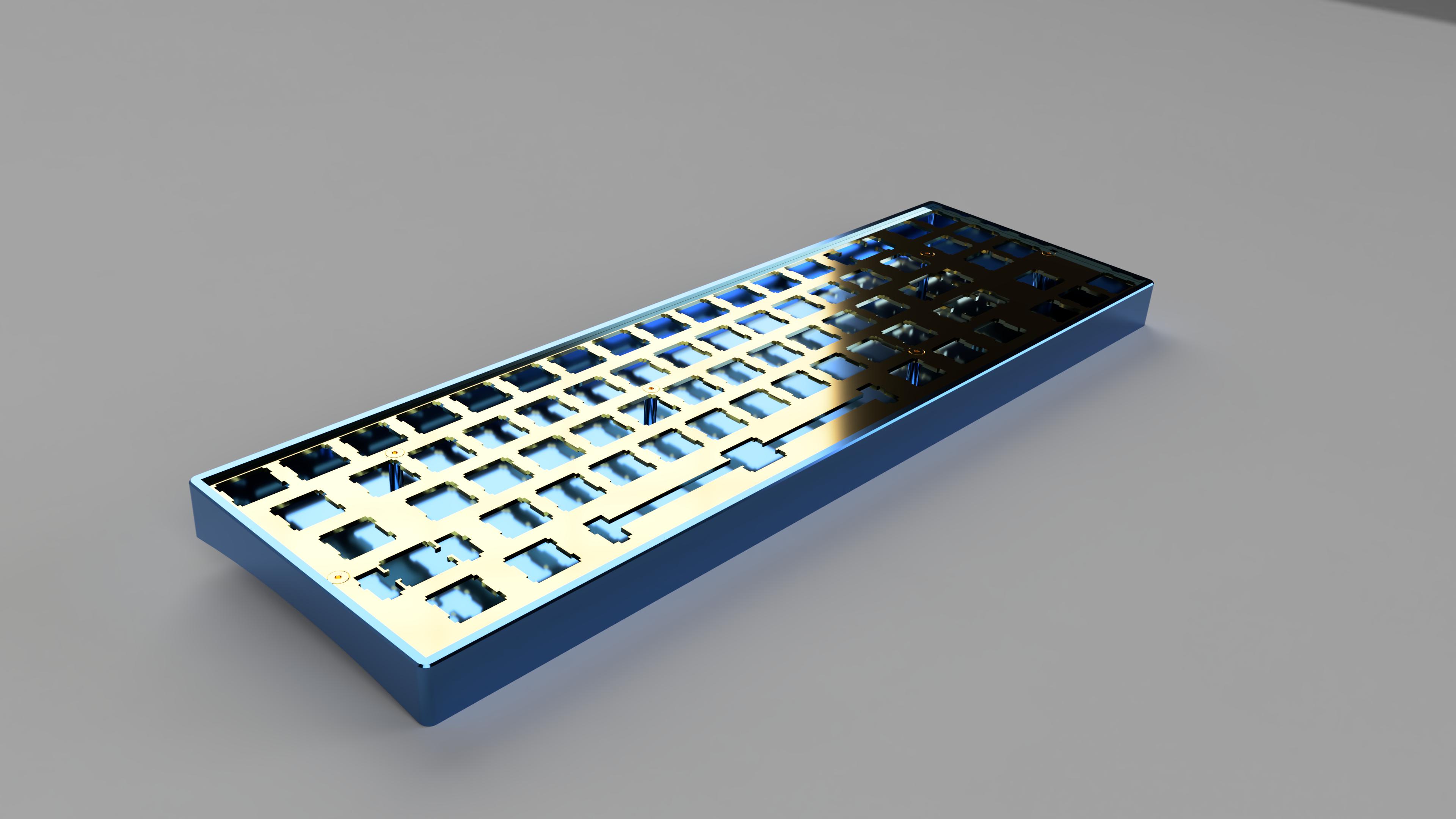 Render of mechanical keyboard